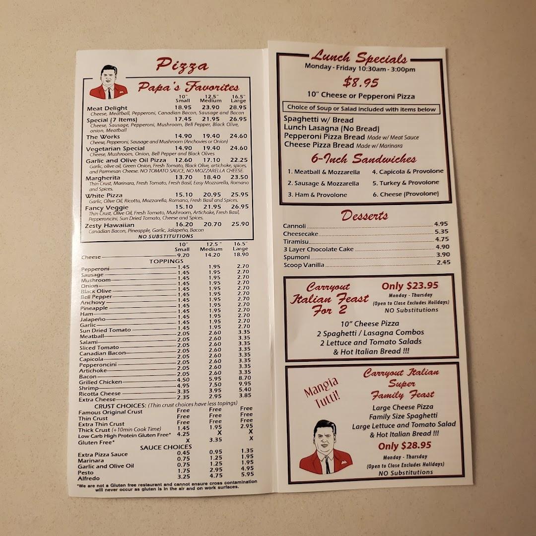 Papa's Pizza Grotto
